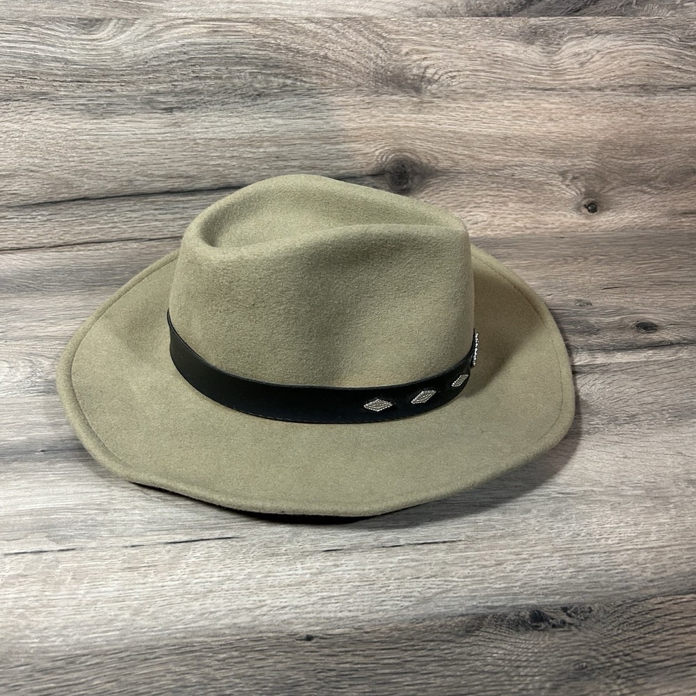 Silverado Beige Cowboy Hat Size 6  7/8 (Small) 100% Wool Western Rodeo - Picture 5 of 8